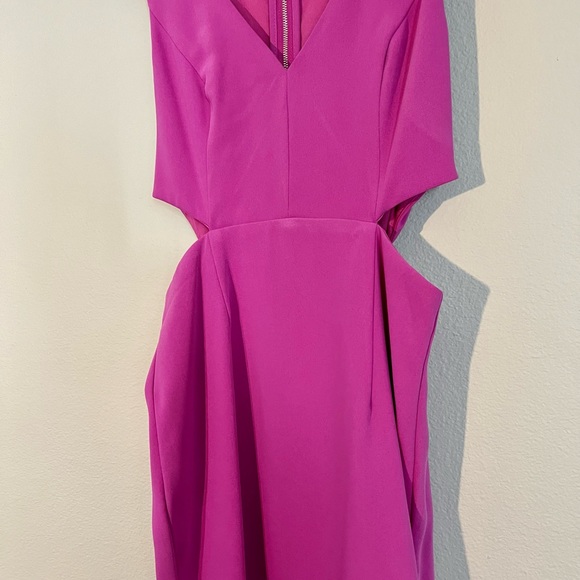 Pop of pink Lulus cutout mini dress. Never worn! - Picture 2 of 3